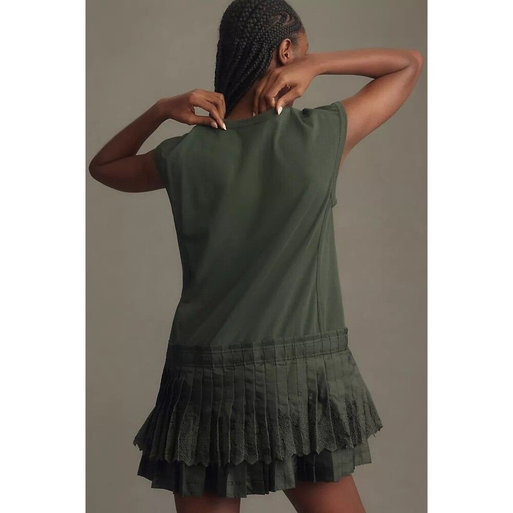 Daily Practice by Anthropologie Solid Set Mini Dress Embroidered XXS NEW 274101 - Picture 3 of 8
